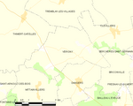 Map commune FR insee code 28402